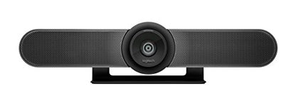 Logitech MeetUp and Expansion Mic HD Video Conferencing - Black | HD video and audio, designed for small meeting rooms, expansion microphone - style: MeetUp + Expansion Mic
