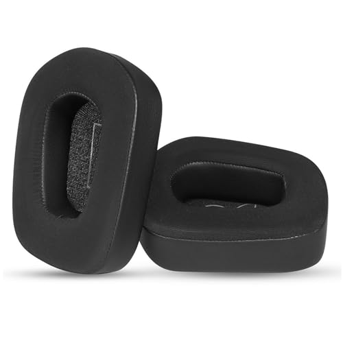 Cooling Gel Ear Pads Replacement Ear Cushions Compatible with Logitech G733 G535 G335 Lightspeed Wireless Gaming Headset Earpads Ear Cups with Breathable Ice Silk Fabric (is Black)