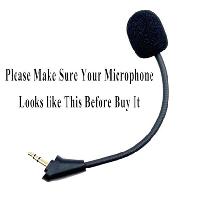 Replacement Cloud Alpha Game Mic Noise Cancelling Microphone Boom only for Kingston HyperX Cloud Alpha/Cloud Alpha S Pro PS4 PS5 Computer PC Gaming Headsets 3.5mm Jack