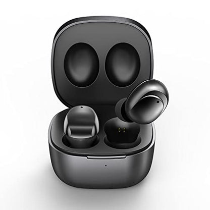 ELOVEN Wireless Earbuds Deep Bass Stereo Sound Bluetooth Earbuds 120H Black | True Wireless Headphones with Ear Caps (S/M/L) for Samsung S26/S25/S24/S23/S22 Ultra Z Flip 5/4/3/Fold 5/4 iPhone 16/15/14 - color: Black