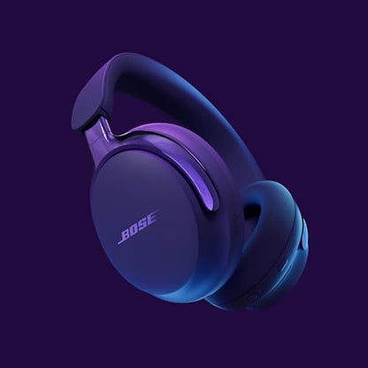 Bose QuietComfort Ultra Bluetooth Headphones (2nd Gen), Wireless Headphones with Spatial Audio, Over Ear Noise Cancelling with Mic, Up to 30 Hours of Play time, Midnight Violet - Limited Edition - color: Midnight Violet