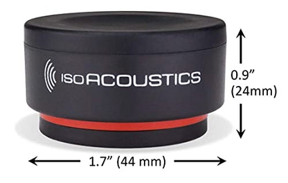 IsoAcoustics Iso-Puck Series Acoustic Isolators (Iso-Puck Mini, 6 lbs max/Unit, 8-Pack) - size: Iso-Puck Mini, 8 Pack