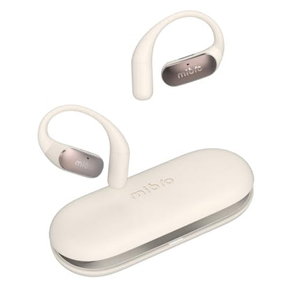 mibro OpenEar Pro Open Ear Earbuds with Mic, Lightweight Bluetooth, White | 7.2g Ultra Lightweight Design, All-Day Comfort, IPX4 Sweatproof, 30H Battery, Bluetooth Headphones for Running, Gym & Work - color: White