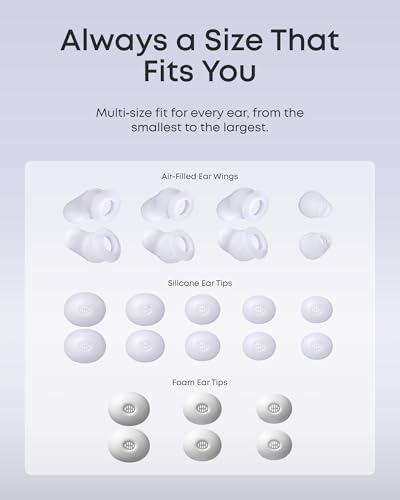 Soundcore Sleep A30 Special by Anker, Sleep Earbuds - color: Mist Lilac