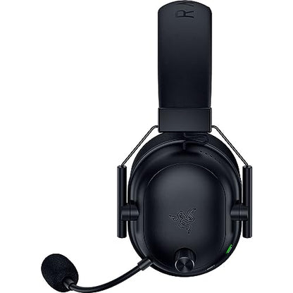 Razer BlackShark V2 HyperSpeed Wireless PC Gaming Headset, 2.4GHz, Black | 280g Lightweight, Wideband Mic, 50mm Drivers, Bluetooth or USB, 70 Hr Battery, for Mac, PlayStation, Switch & Mobile - size: Standard