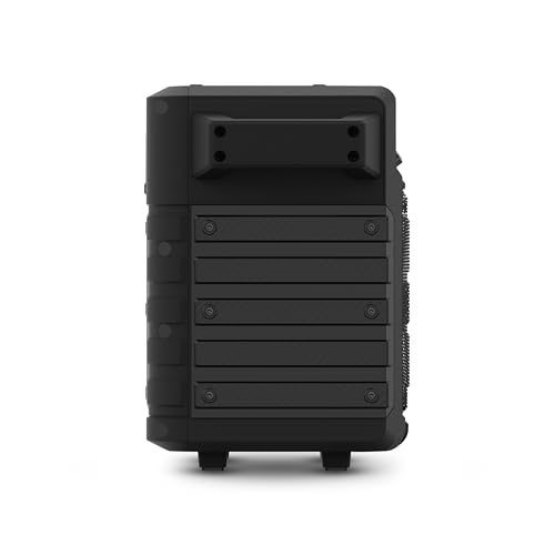 ION Tailgater Classic Portable Bluetooth Outdoor Speaker, Black | Water Resistant, Rechargeable Battery, Radio, USB Charging, Stereo Linking, App Control, for Parties and Outdoor Events - style: Tailgater Classic - Black