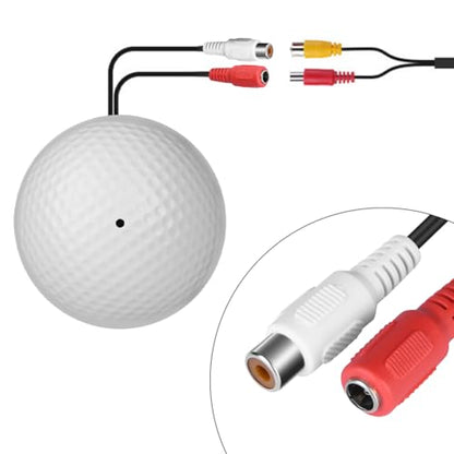 Joyzan High Sensitive Weatherproof Preamp, Microphone Audio Pickup | 100 Square Meters Wide Monitoring Range Portable Life Recorder for CCTV Security Camera