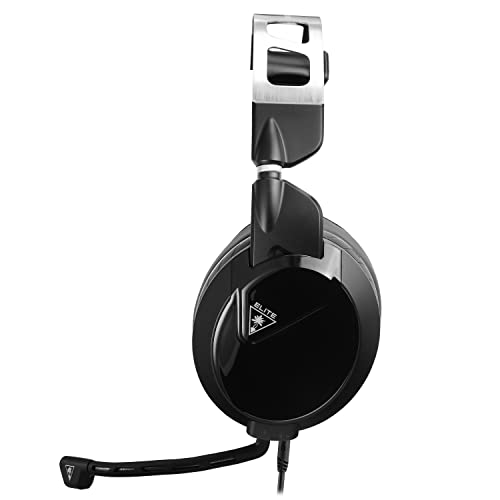 Turtle Beach Elite Pro 2 + SuperAmp Performance Gaming Headset for PS5, PS4, PlayStation, PC, & Mobile Devices with Bluetooth - Surround Sound, 50mm Speakers, Memory Foam Cushions - Black - color: Black, style: Elite Pro 2 + SuperAmp
