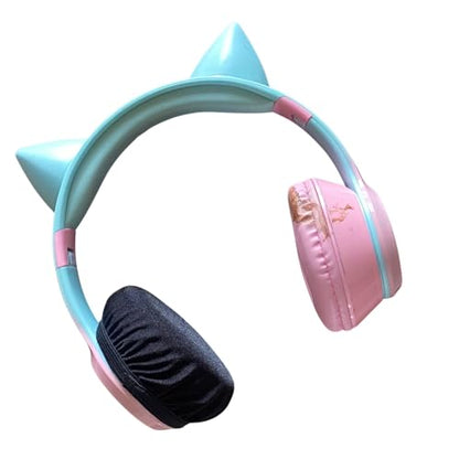 Headphone Ear Pads Covers, 3 Pairs Washable Stretchable Fabric Headphone Covers for Over The Ear Headphones, Fit 3.54" - 4.33" Ear Pads, Gym, Training, Aviation, Gaming - color: Black