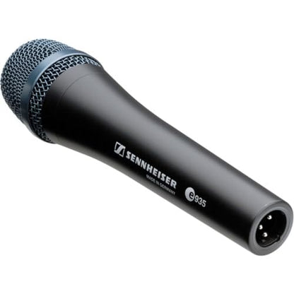 Sennheiser e935 Cardioid Dynamic Handheld Mic Bundled with Microphone Windscreen + 20ft XLR Microphone Cable + Microfiber Cleaning Cloth (4 Items) - style: Microphone + XLR Cable & Windscreen