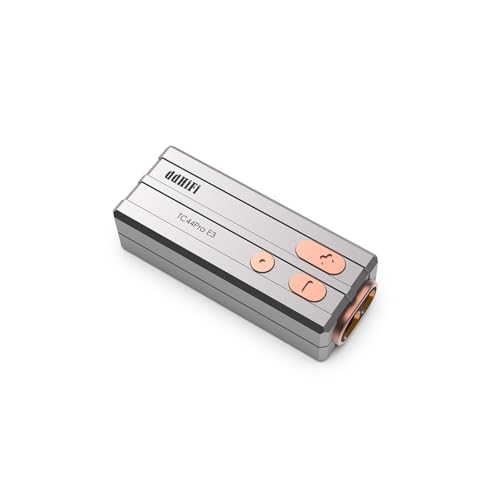 ddHiFi TC44Pro E3 Decoding Amplifier Hi-Res DAC/AMP Adapter with Dual CS43198 DAC, 3.5mm & 4.4mm Balanced Output, Detachable Cable for Phone/PC