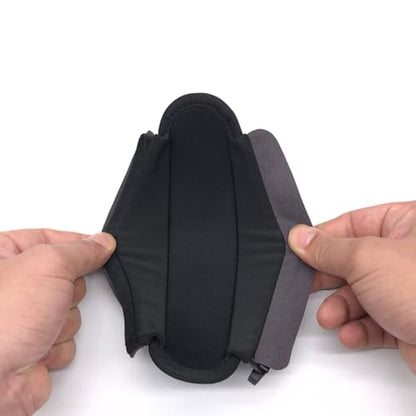 Comfortable Fabric Headband Cover for QC25 QC35II QC45 SOLO3 Protector Zipper Cushion Easy to Change and Headband Cover