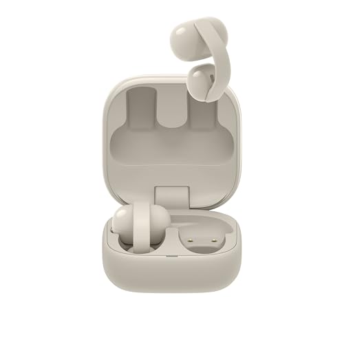 Sony LinkBuds Clip Open-Ear Truly Wireless Earbuds Clip-On Design, Greige - color: Greige