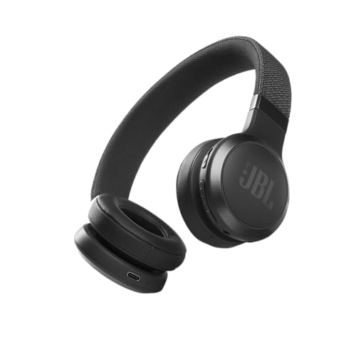JBL Live 460NC - On-Ear Nc Headphones - Black | JBL Signature Sound, Keep the noise out, or in You choose, Get help just by using your voice - color: Black