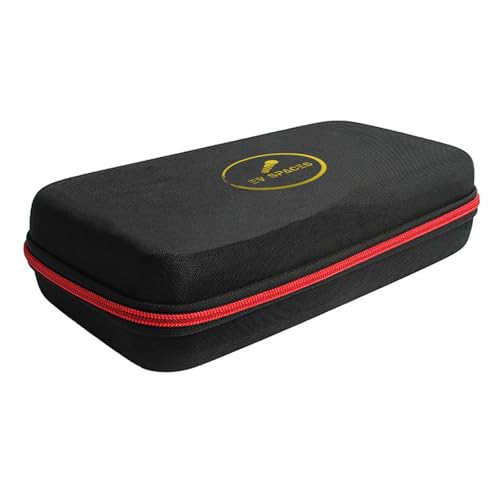 Wireless Microphone Case - Portable Hard Shell Storage Bag for Dual Handheld 2 Mic System, Receivers, Adapters - Black (Box Only) (Black(Box Only))