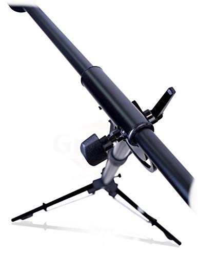 GRIFFIN 11FT Tall Rolling Mic Boom Stand (Extended XHeight Edition) with Telescopic Arm & Tripod Base – Studio Microphone Wheeled Stand for Overhead Drums, Choir, Vocal Recording - size: 1 Pack
