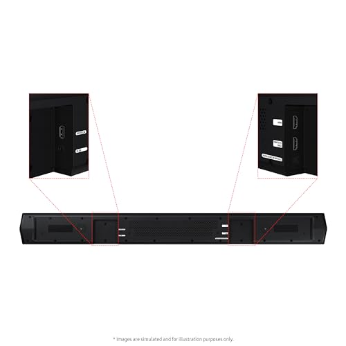 Samsung HW-B750D/ZA 5.1 ch Soundbar w/ Dolby Audio, Surround Sound expansion, Bass Boost, Adaptive Sound, DTS Virtual:X, Wireless Subwoofer, 2024 - style: HW-B750D
