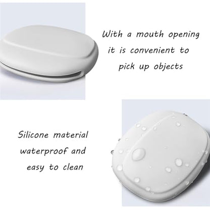 Silicone Headphone Organizer Data Cable Storage Case Holder Small Bag Pouch Portable for Bluetooth Headset Wired Earbuds Earplugs USB Flash Drive Key 2pcs