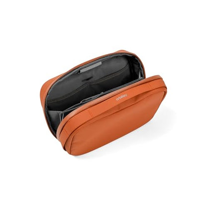 Orbitkey 2-in-1 Tech Accessory Pouch - Terracotta | Detachable Slim Sleeve | Organizes Cables & Chargers | Water-Resistant Fabric | Travel Ready - color: Terracotta