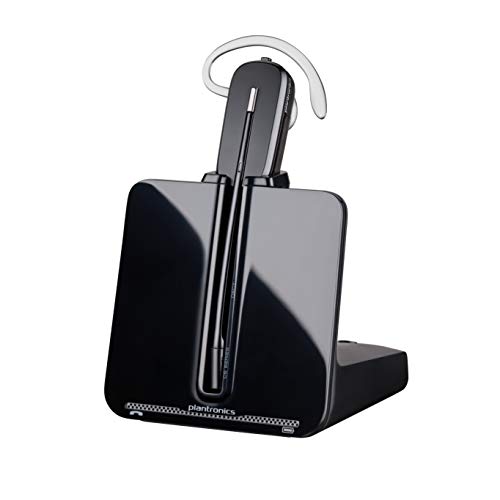 Plantronics - CS540 Wireless DECT Headset (Poly) - Single Ear (Mono) Convertible (3 Wearing Styles) - Connects to Desk Phone - Noise Canceling Microphone | Three wearing styles, Desk-phone connection, Noise-canceling microphone