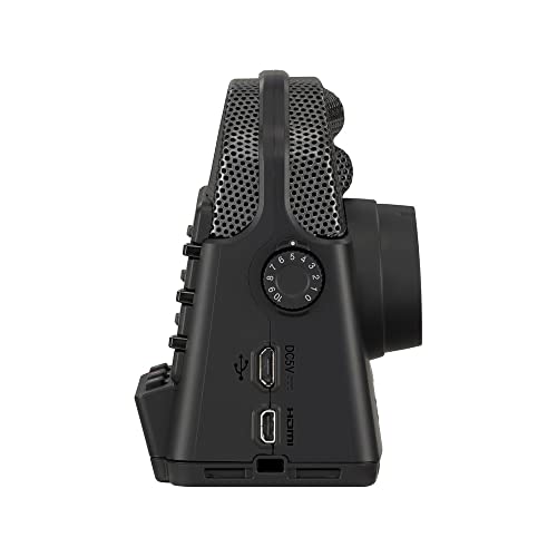 Zoom Q2n-4K Ultra High Definition Handy Video Recorder with Table Tripod Hand Grip, and SanDisk 128GB Extreme microSDXC Card and Energizer Premium Max AA Batteries