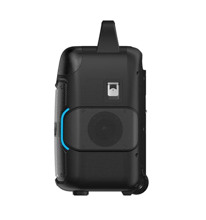 ION Sport 320 200W Bluetooth Outdoor Speaker with Wheels | 320 Degree Sound, Water-Resistant, Rechargeable Battery, USB Charging, Stereo Linking, Bass Boost, App Control, for Parties - style: 200W water-resistant