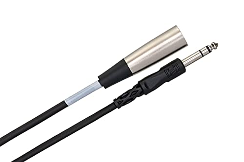 Hosa STX-120M Balanced Interconnect - 1/4-inch TRS Male to XLR Male - 20 Foot