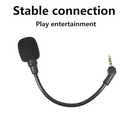 Replacement Mics Boom for 7.1 Headsets Microphones Boom for Consoles and PC Gaming Headsets Office