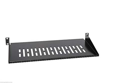 Server Shelf Cantilever Tray Vented Shelves Rack Mount 19 Inch 1U 8Inch(200mm) Deep - color: Black-8Inch, size: 8Inch(200mm) Deep