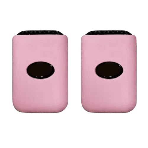 Mic 2 Transmitter 2 Pcs Silicone Case for DJI Mic 2 Transmitter Wireless Microphone Shockproof Scratch-proof Anti-collision Protector Flexible Cover Accessories(Pink) - color: Pink
