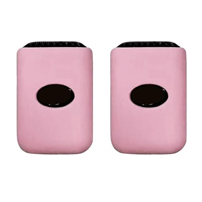 Mic 2 Transmitter 2 Pcs Silicone Case for DJI Mic 2 Transmitter Wireless Microphone Shockproof Scratch-proof Anti-collision Protector Flexible Cover Accessories(Pink) - color: Pink