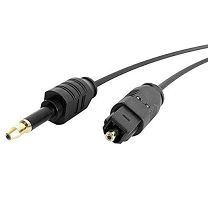 StarTech.com THINTOSMIN10 10 feet Toslink to Miniplug Digital Audio Cable - size: 10 ft, style: Toslink to Mini Digital
