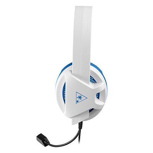 Turtle Beach Recon Chat PlayStation Headset – PS5, PS4, Xbox Series X, Xbox Series S, Xbox One, Mobile & PC with 3.5mm – Glasses Friendly, High-Sensitivity Mic, White - color: White