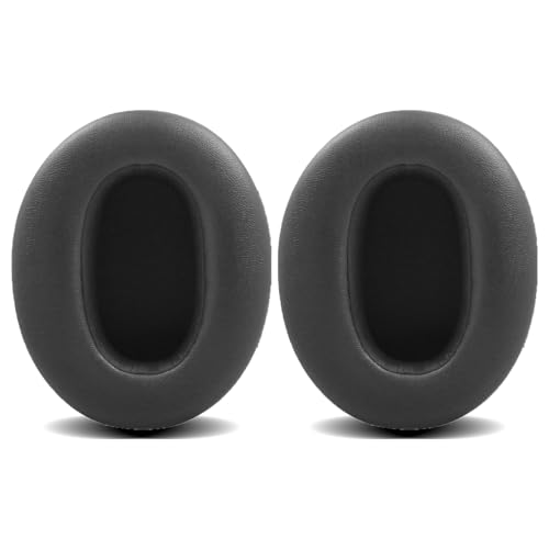 Replacement Earpads Cushions Compatible with Sony WH-XB910N Extra Bass Headphones, Headset Ear Pads with Protein Leather&Memory Foam, Headphones Ear Cups Cover-PL Black