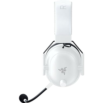 Razer BlackShark V2 Pro Wireless PlayStation Gaming Headset, White | 50mm Drivers, Super Wideband Mic, Noise Isolating Earcups, For PS5, Switch 2, PC, Mac, Bluetooth, USB, 70hr Battery - color: White, style: PlayStation