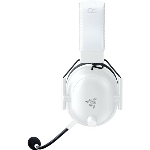 Razer BlackShark V2 Pro Wireless PlayStation Gaming Headset, White | 50mm Drivers, Super Wideband Mic, Noise Isolating Earcups, For PS5, Switch 2, PC, Mac, Bluetooth, USB, 70hr Battery - color: White, style: PlayStation