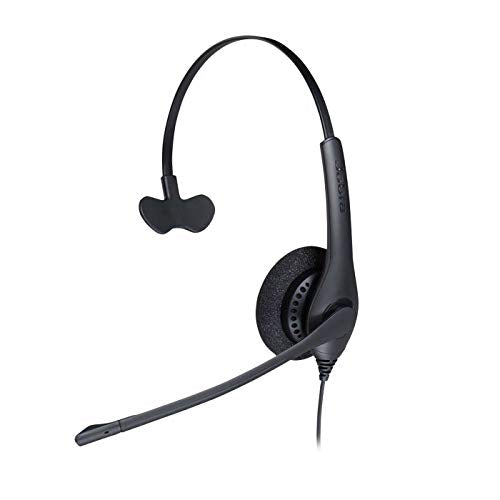 Jabra Biz 1500 Mono - Professional UC Call Center Wired Headset - color: QD Connectivity, size: Mono Speaker