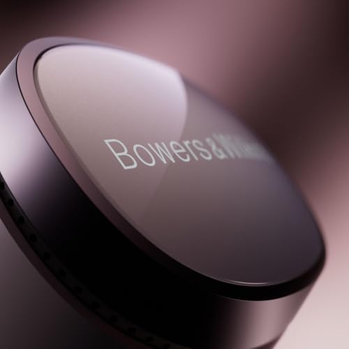 Bowers & Wilkins Pi8 True Wireless Noise Cancelling Earbuds with Bluetooth aptX, 24-bit Wireless Connection, Audio rebroadcast and 6 Built-in Microphones - Pale Mauve - color: Pale Mauve