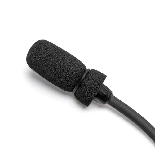 Mic Cover Compatible with David Clark DC One-X,PRO-X2,DC-Pro X,H20,H10 Series Aviation Headset,M-7,M-4,M-5,M-77 Series DC-87 Microphone Protector, 4 Pack Foam Covers & O-Rings Kit