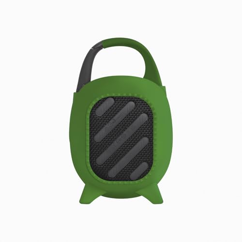 Geiomoo Silicone Carrying Case for JBL Clip 5, Protective Portable Scratch Shock Resistant Cover (Emerald Green) - color: Emerald Green