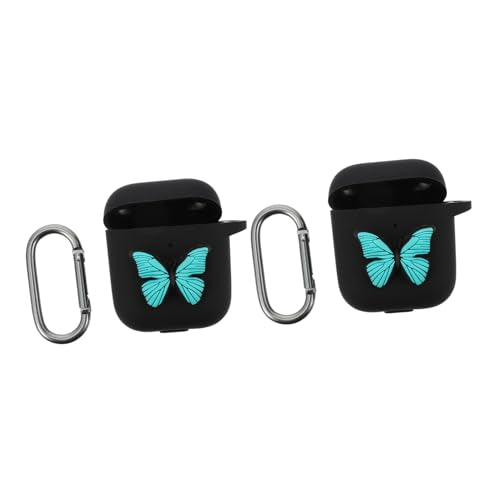 STOBOK 2pcs Earphone Case Charging Slot Silicone Cover Buckle for Easy Attachment
