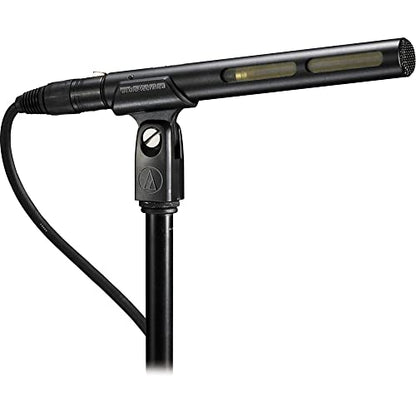 Audio-Technica AT875R Short Shotgun Microphone Bundle with Auray DUSM-1 Universal Shockmount and 20' XLR-XLR Cable