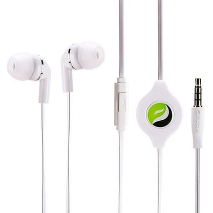 Retractable Earphones Headphones Hands-Free Compatible with Samsung Galaxy A15 5G/ A14 5G/ A13 5G, Headset 3.5mm w Mic Earbuds Earpieces Microphone