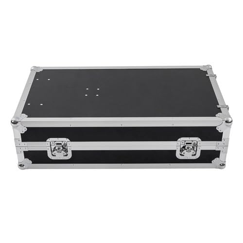 14U PA DJ Rack Case 2-layer Studio Rack with 2 DJ Table Tops, Network and Stereo Rack, Heavy-Duty Mobile Studio Equipment Cabinet with 4 Wheels, for Live Sound, KTV, Home Theater (Two DJ Table Tops) - color: Two DJ Table Tops