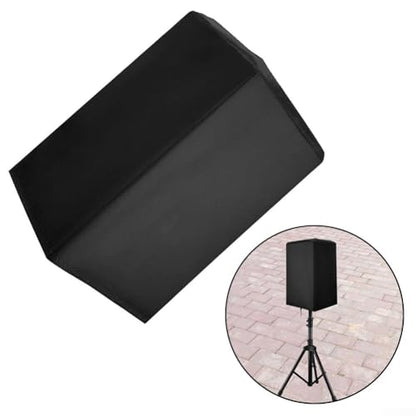 210D Waterproof Upright Speaker Cover Dustproof Protective Bag For Multimedia Audio Equipment, Outdoor Performance Use, 12X11x18in, 13X15x22in, 15X16.5x26.5in, 19X20x30in(15 * 16.5 * 26.5inch) - size: 15*16.5*26.5inch