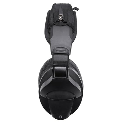 Headband Cushion Cover Compatible with Sennheiser HD280, HD280 Pro, HD300 Pro, HMD280, HMD281 Over Ear Headphone, 6mm Thick Soft Cushion, No Wobble Zipper Slider, with Hanging Loop