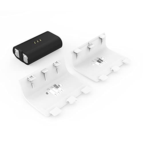 8Bitdo Battery Pack for Dual Charging Dock, Compatible with Xbox Series X|S Controller & Xbox One Controller (White) - color: White, style: Battery Pack