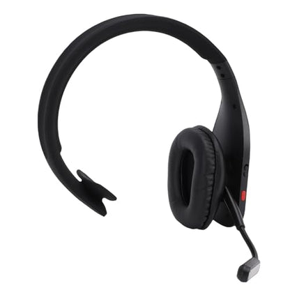 Sanpyl Trucker Bluetooth Headset Wireless Single Ear with AI Noise Canceling Mic for Truck Drivers Conference Calls