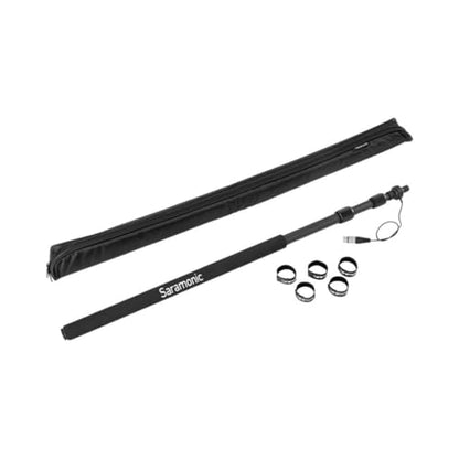 Saramonic BoomPole Lite 8.2’ Lightweight Carbon Fiber Boom Pole with Internal XLR Cable, Cable Ties & Case