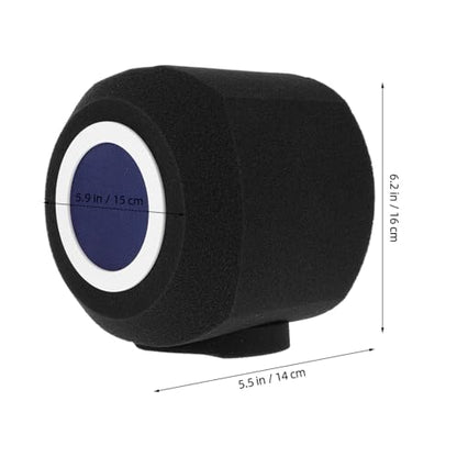 Microphone Isolation Shield Foam Cover for Recording and Singing